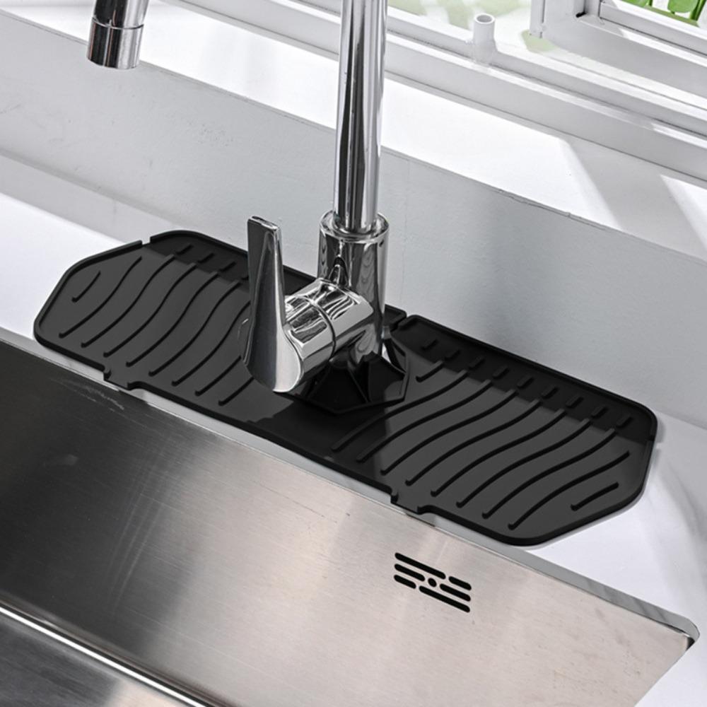 Силиконовый коврик для крана для кухни, водосборник, раковина большого размера, брызгозащитный коврик для столешницы, защита от сухости, ванная комната для инструмента