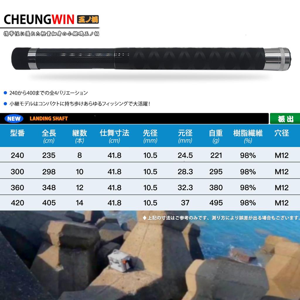 CHEUNG WIN Landing Oval Small Extendable Landing Net Knit Nylon 300mm Net, Frame, Foldable, Joint, Handle, Compact, Double-Thread Net, Multicolor,