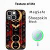 Супер крутой дизайн узора в стиле вампирской моды Чехол для телефона Для iPhone 17 16 15 14 13 12 Plus Pro Max Высококачественный Роскошный Magsafe Овечья кожа