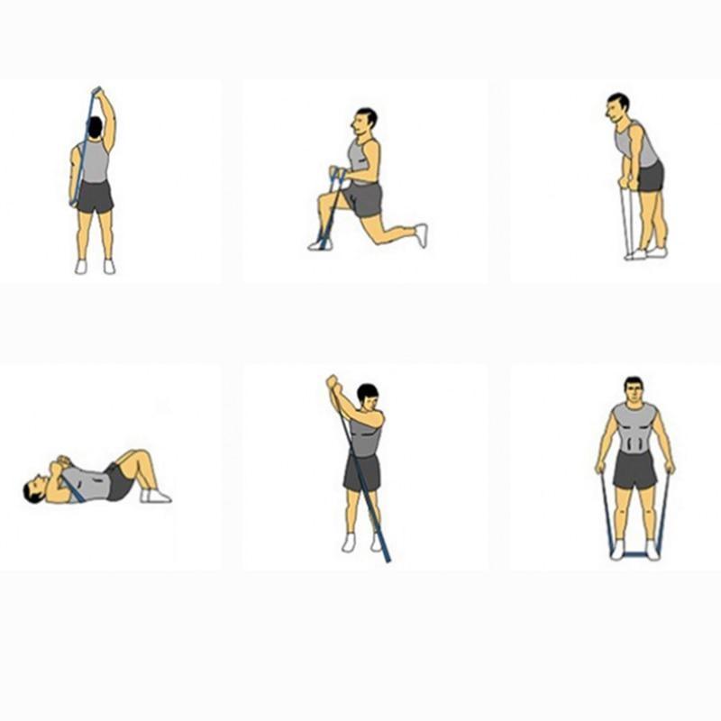 Ремень для йоги, полиэстер, латекс, эластичная лента для латинских танцев, петля для йоги, пилатеса, тренажерный зал, фитнес-упражнения, эспандеры