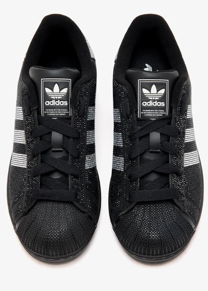 Superstar Wmns Adidas Originals 2 'Rhinestone Black Silver' Женские IH4200