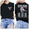 Унисекс футболка с принтом с обеих сторон Bryan Adams Roll With The Punches Tour 2026