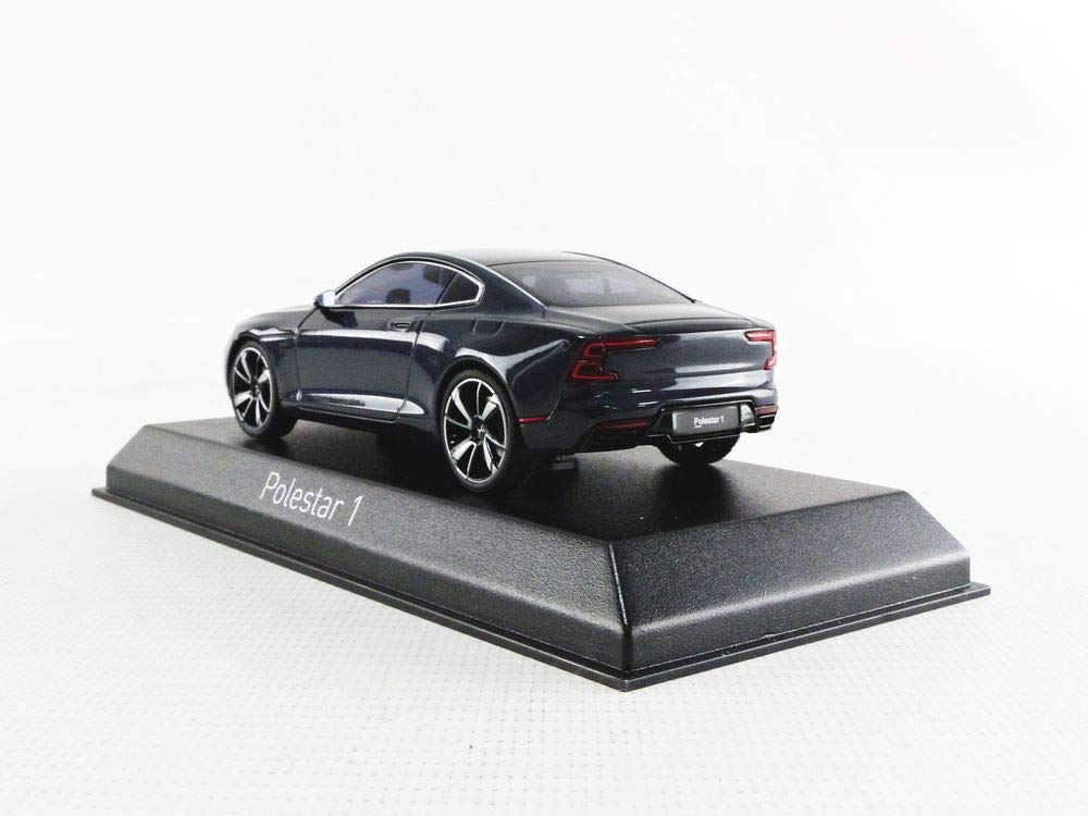 NOREV Polestar 1 2020 Midnight Blue with Chrome Frame and Beige 871004 Interior,