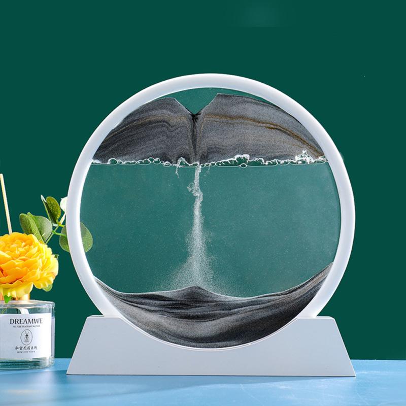 Зыбучие пески, украшения, 3d трехмерные декомпрессированные песочные часы, домашний офис, рабочий стол
