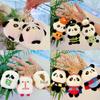 Mini Panda Plush Keychain Doll