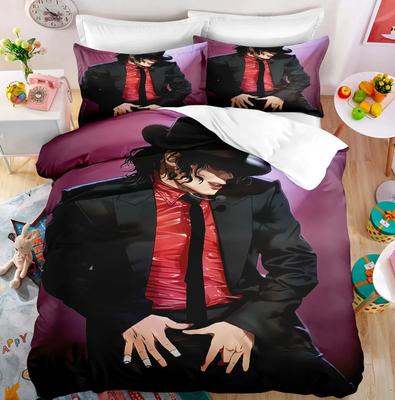 Комплект постельного белья Michael Jackson Single Twin Full King Size Musical Genius для взрослых и подростков, комплект постельного белья 200x200 см