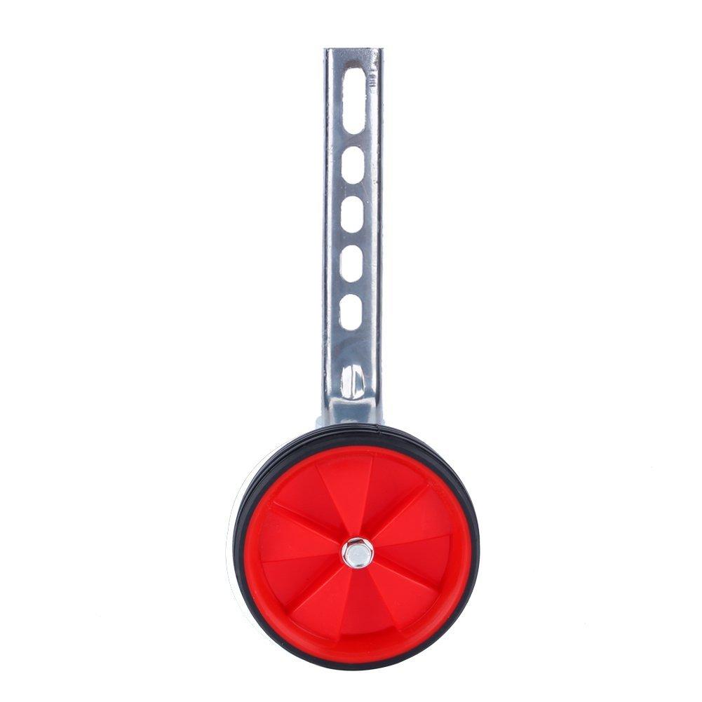 2Pcs Adjustable Training Side Wheels Stabilizer for Children 12-20" Bicycle Balance(black)