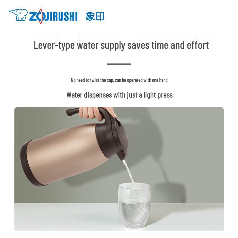 Zojirushi 1,9 л Портативная вакуумная колба из нержавеющей стали