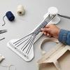 Регулируемый DIY Набор для плетения браслетов Пластиковая мини-стойка для веревок Инструмент для изготовления Идеальный подарок для любителей ручной работы Всех возрастов