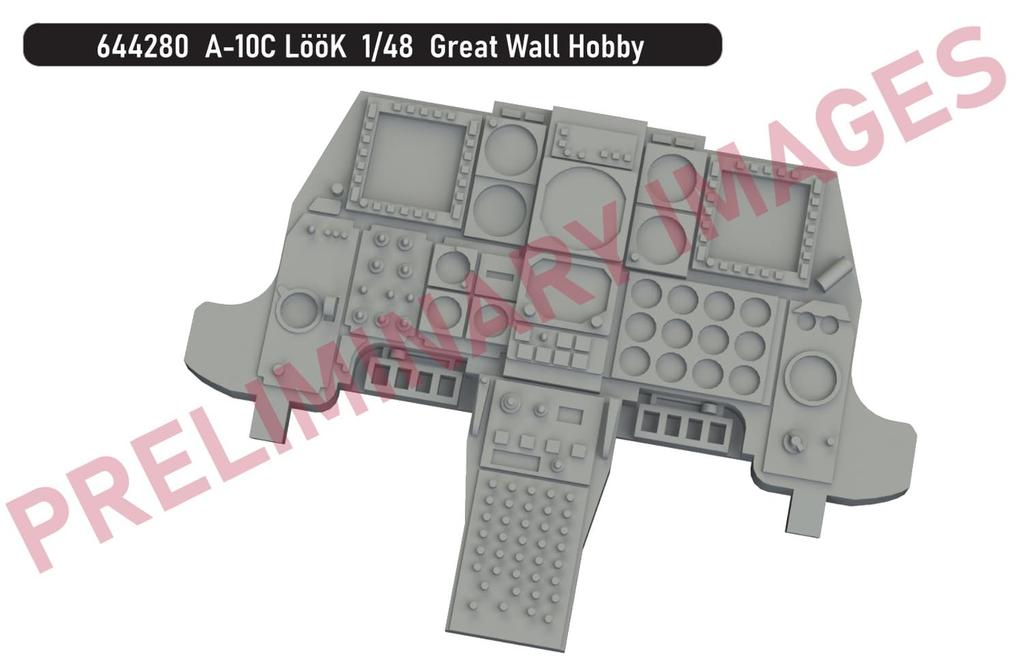 eduard Посмотрите на приборную панель Great Plastic Model Parts EDU644280 1/48 A-10C (для стены)