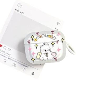 Милый щенок креативный чехол для AirPods apple наушников беспроводной bluetooth защитный чехол прозрачный чехол для наушников