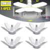 LED Ceiling Light Bright Industrial Lighting Deformable Foldable AC85-265V E26/27 Lamp Home Fan Blade Bulb For Garage Warehouse