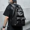 Waterproof PU Leather Men's Backpack Large Capacity Laptop University Bag Casual Men's Backpacks