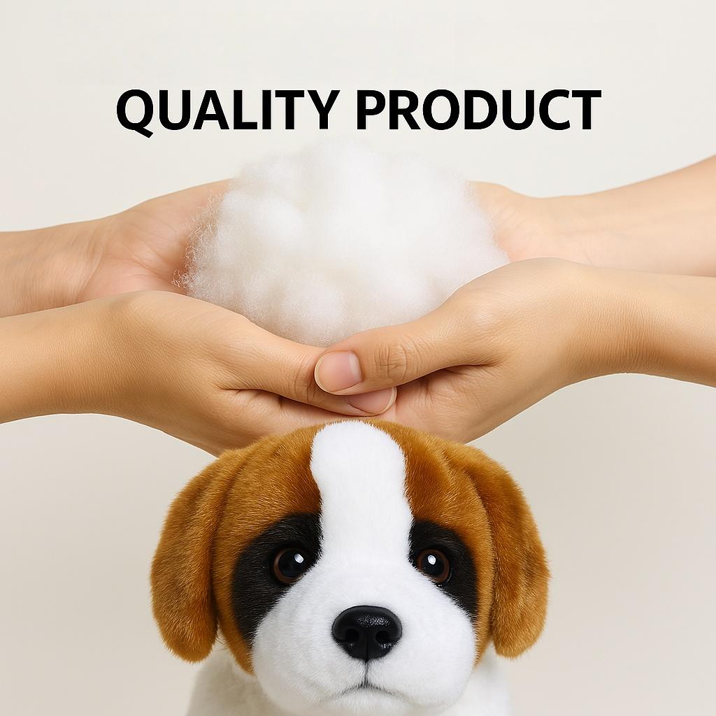 Lifelike St. Bernard Plush Toy Dog 11.8 Inch - Super Soft Simulation Comfort Doll Children's Gift Collectible Ornaments