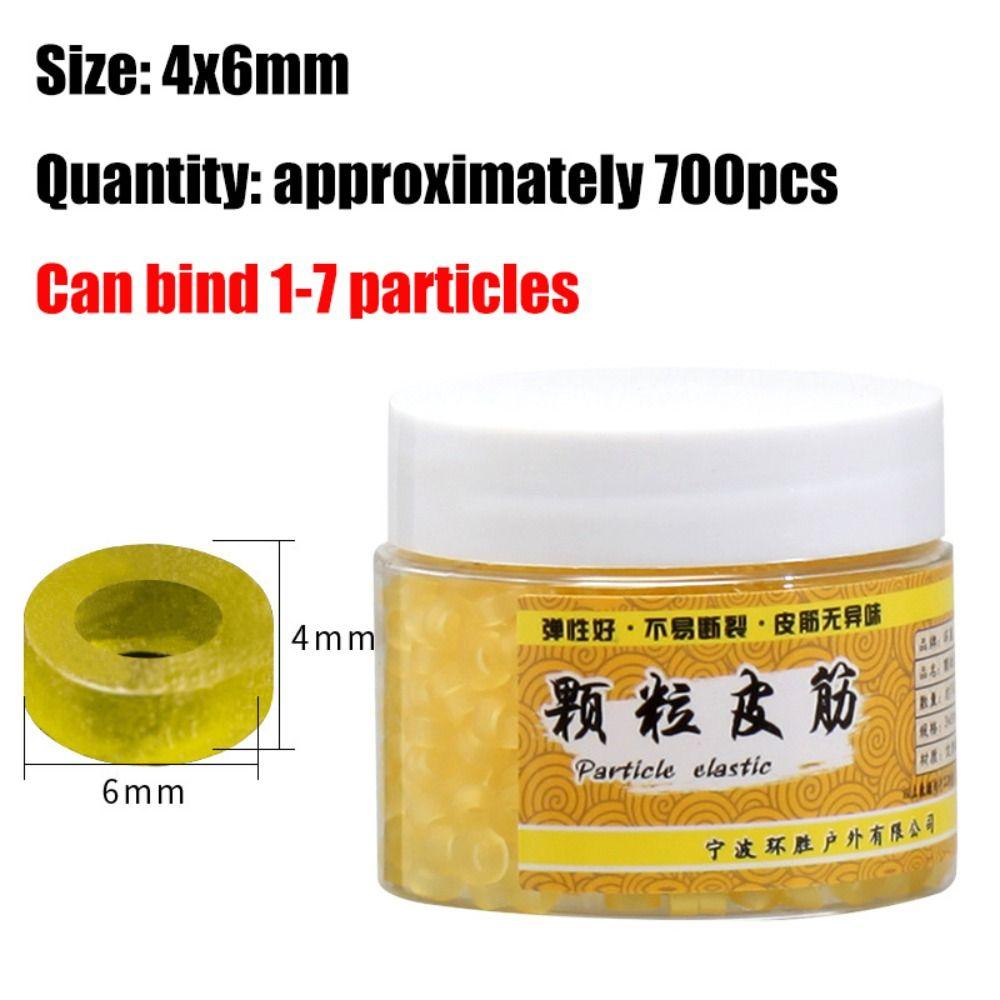 5000pcs Rubber Blood Worm Baits Elastic Band Elastic Fishing Rubber Bait Bands   Fishing Tools