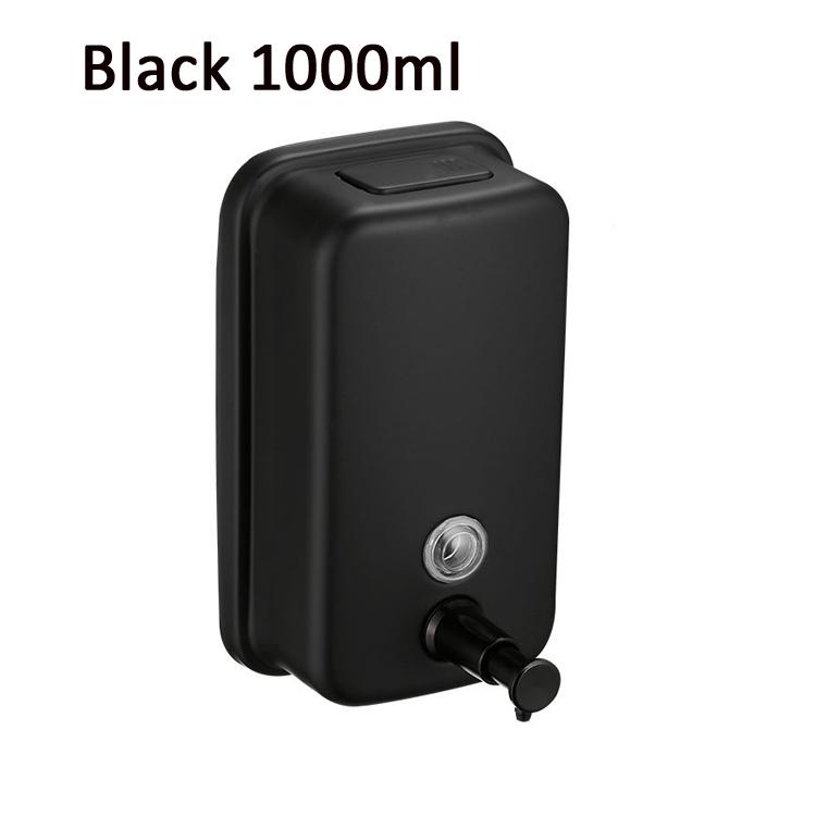 Черный Нержавеющая Сталь 304 Ванная Комната Жидкое Мыло Античный Дозатор Шампуня Золотой Полированный Настенный Аксессуары для Ванной Комнаты