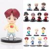 Очаровательный набор из 7 мини-фигурок Bts Tinytan с изображением Dynamite Bangtan Boys Для подарка и коллекции