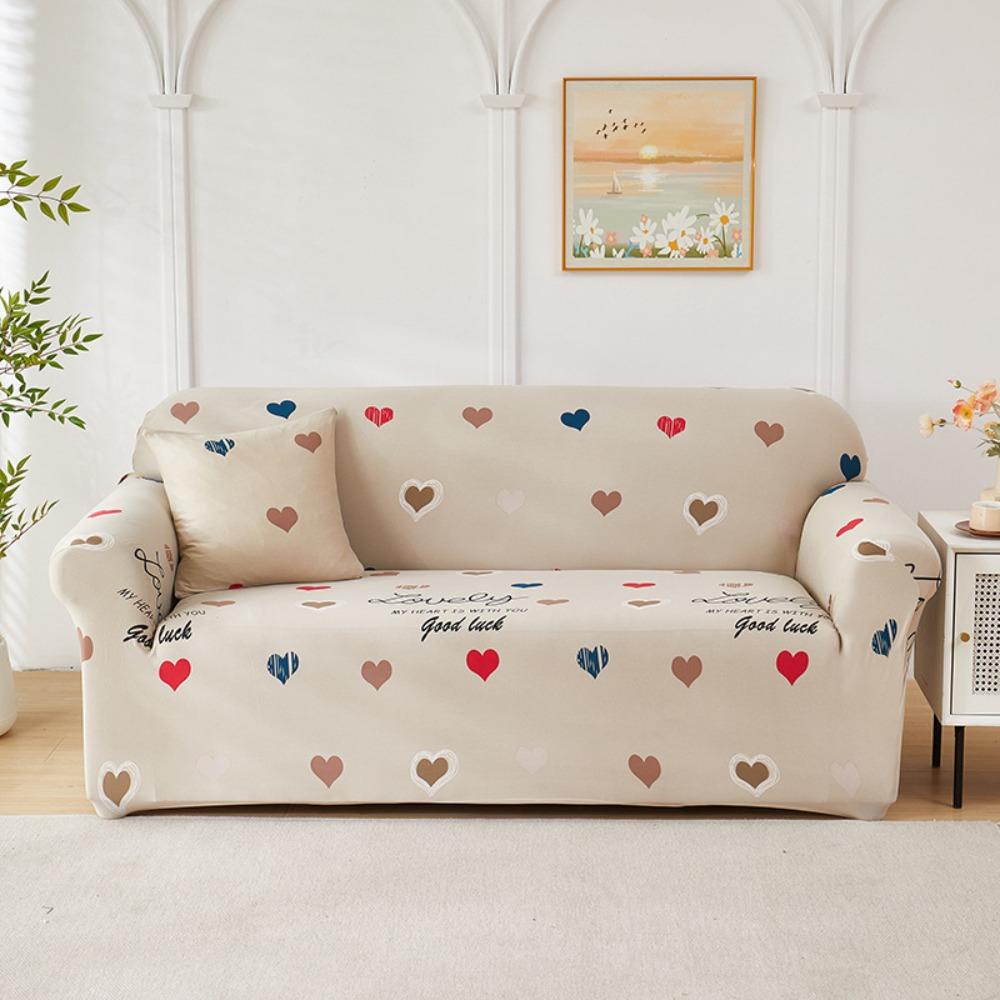 Эластичный диванный чехол с принтом Универсальный тянущийся протектор для дивана Защитник мебели