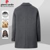 Pierre Cardin Мужское пальто средней длины из смесовой шерсти