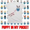 Детская хлопковая футболка PUPPY IN MY POCKET для мальчиков и девочек *ВЫБЕРИ ПОРОДУ*