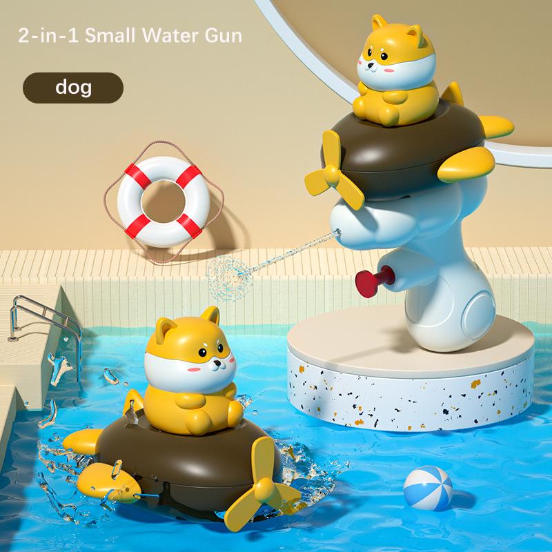 Детские летние водяные пистолеты, мини-водяной пистолет, милый водяной пистолет в виде динозавра, детская игрушка для купания, игрушки для купания на открытом воздухе