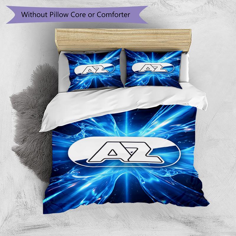 3pcs Duvet Cover Set (1*Duvet Cover + 2*Pillowcase, Without Core), AZ Alkmaar Print Bedding Set, Bedroom Decor, All‑Season, Birthday Gift