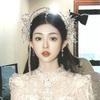 Fairy Bride Crystal Crown Earrings Shining Wedding Jewelry Set  Wedding Styling Accessories