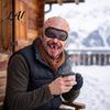 Термомаска для лица и шеи Ski Cover Old, Балаклава с реалистичным принтом лица, Новинка