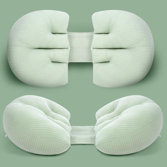 Подушка для поясницы для беременных, полностью эластичная, для домашнего использования, дизайн с наклоном 30 градусов, беременные женщины спят боком, U-образная, уютная, поддерживающая