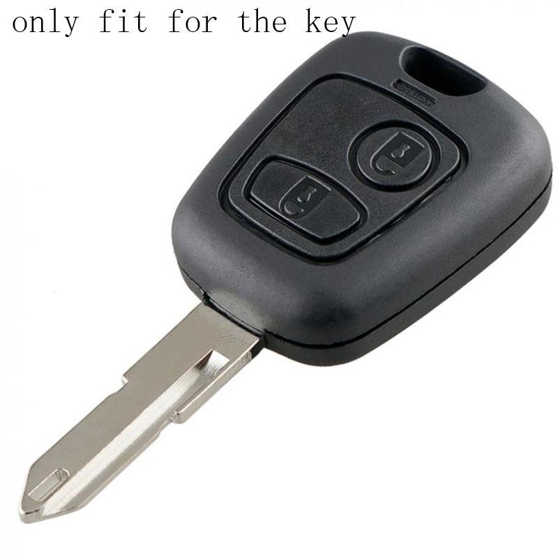 Силиконовый чехол-брелок для автомобиля Citroen Berligo Xsara Saxo C1C2 C3 C4 C5 C8 Picasso Для Peugeot 106 206 207 306 307 406 407 Ключ