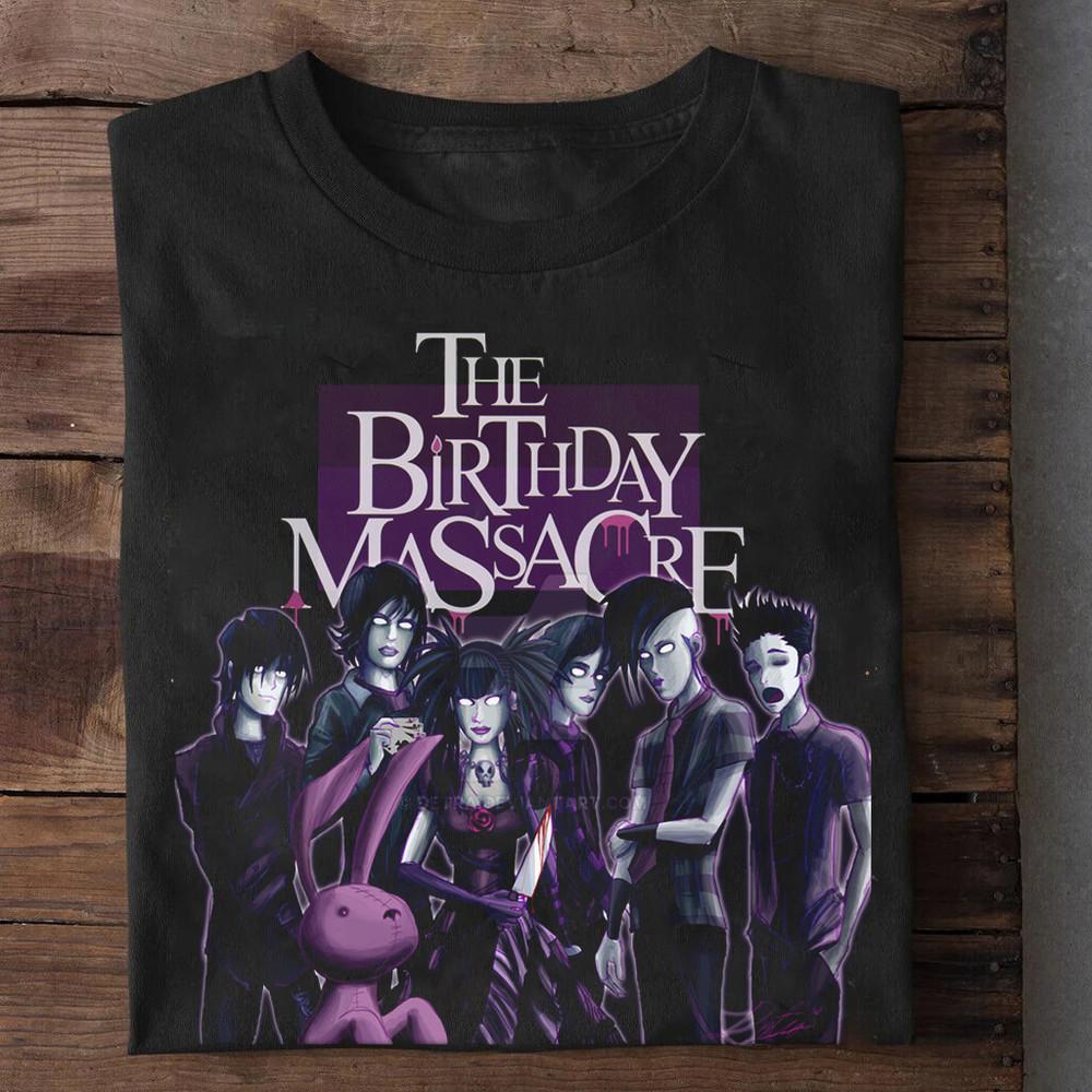 NEW The Birthday Massacre Short Sleeve Black All Size QQ1342 Unisex T-Shirt
