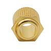 Musiclily Ultra Brass Hex Head Conversion Bush Guitar Tuners for 6mm-10mm Modern/Vintage Tuners, Gold (Set of 6)