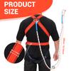 Adjustable Safety Harness for Work In Height with 2M Safety Rope Belt Carabiner Outdoor Climbing Full Body Security Protection