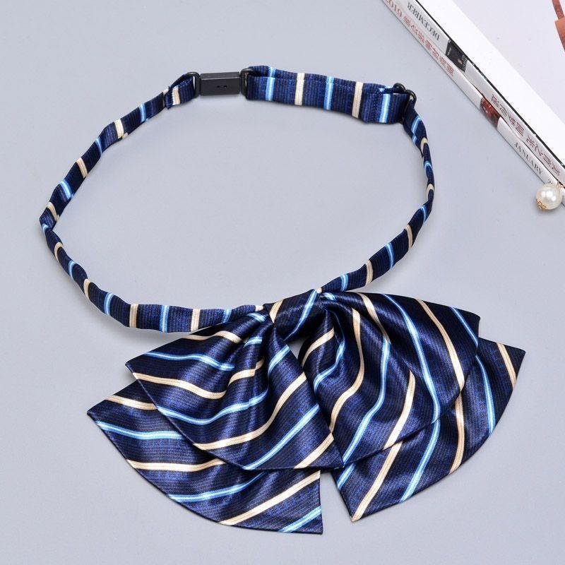 Деловой наряд Двухслойная бабочка для женщин из полиэстера с застежкой на пуговицах