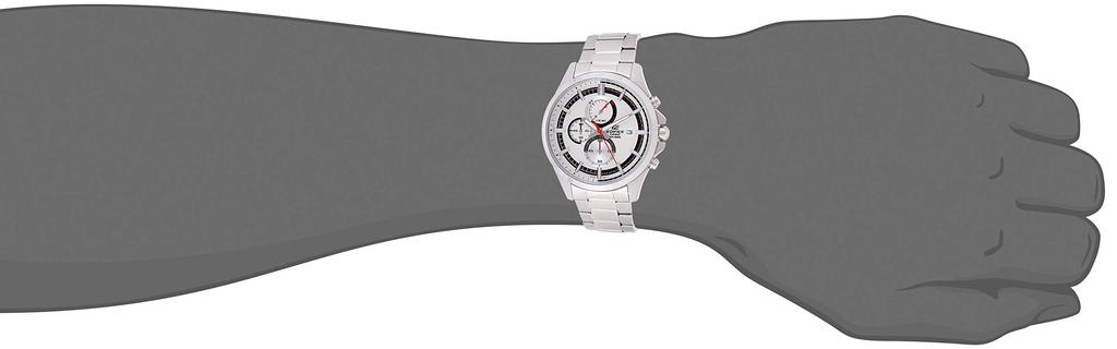 Casio Casio Men's Edifice, Silver, Chronograph.