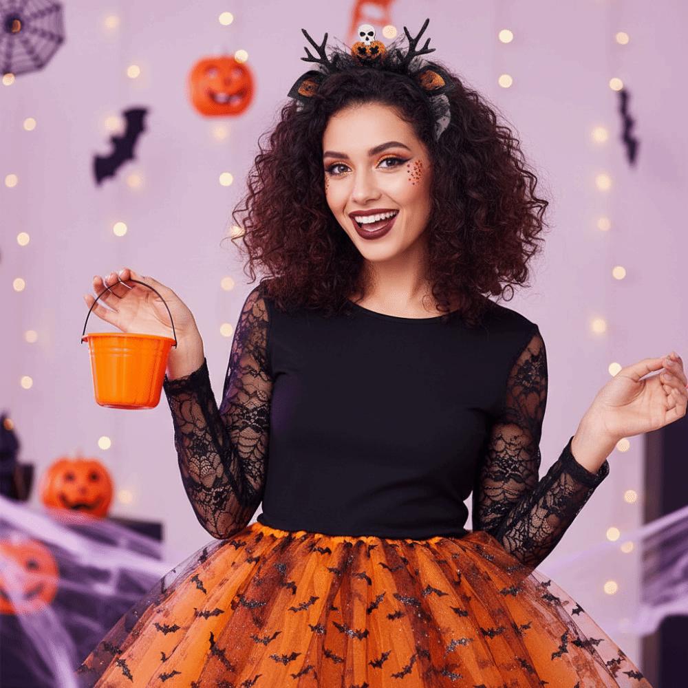 Милая Halloween-ободок для волос Плюшевый ободок-паутина Модный party-обруч для волос Аксессуары для волос