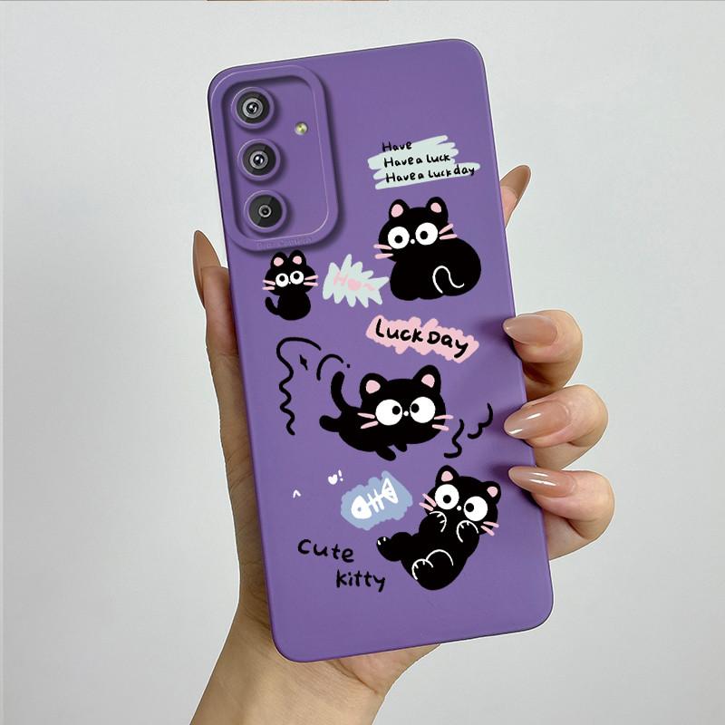 Phone Case for Samsung Galaxy M15 5G F15 5G Fashion Painted Half-wrapped Case Soft Silicon Cases E156 M156 Protection Back Cover
