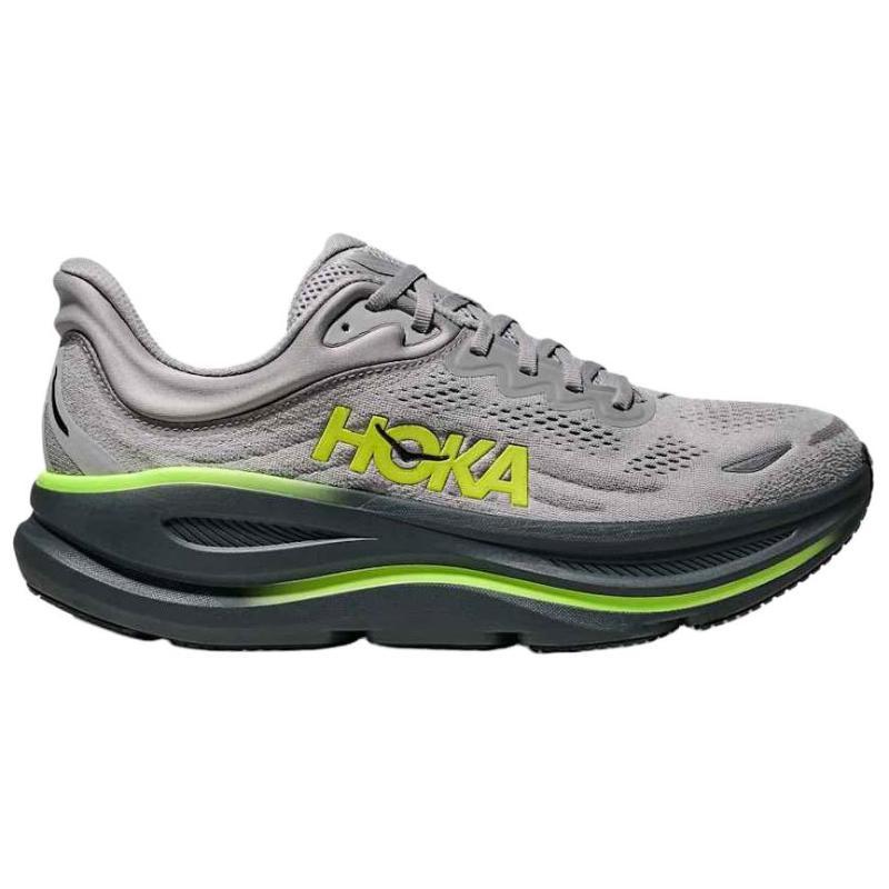 HOKA One One Новые дышащие светоотражающие кроссовки Bondi 9 из сверхкритической пены для тренировок, тестирования физической подготовки и медицинского осмотра (артикул 1162011-SSTT).