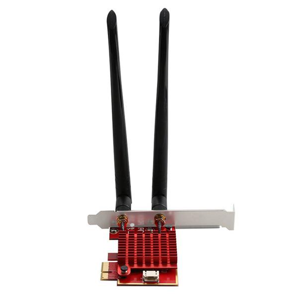 WiFi 6 Intel AX210 Wireless Network Card, 1 Set, Color: As Shown, Material: PCB & Metal