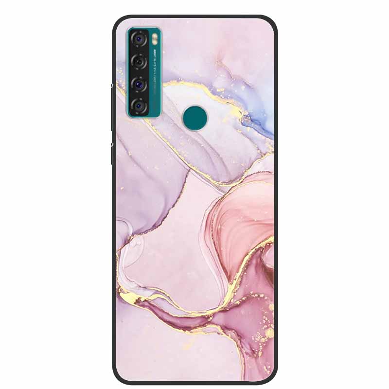 For TCL 20SE Case 20L+ 20L 20S Paint Soft TPU Silicone Phone Cover for TCL 20L Case Coque20s 20 s T775H T774H TCL 20 se 20 Plus