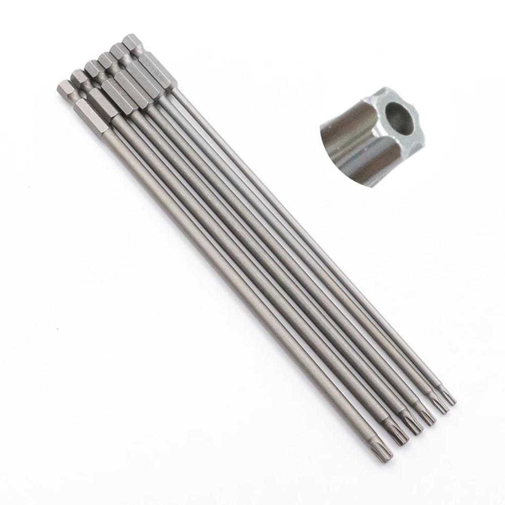 Набор бит Torx для отвертки Torx 1 шт., серый шестигранный хвостовик