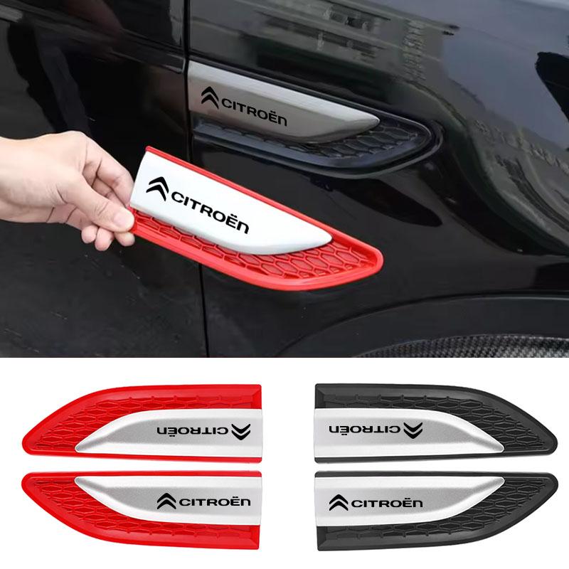 Door Fender Side Blade Badge Car Body Anti Scratch ABS Sticker For Citroen C3 C4 X7 Xsara Picasso Crosser C-ELYSEE JUMPY NEMO