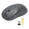 Беспроводная мышь черная BT или USB-приемник бесшумный клик регулируемый DPI офисная мышь с батарейкой для семьи школы офиса