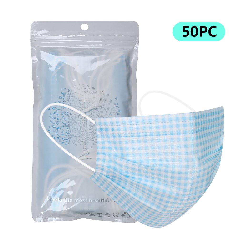 Disposable Face Mask Personal Mask 3Ply Ear Loop 10/20/30/40/50/100PC