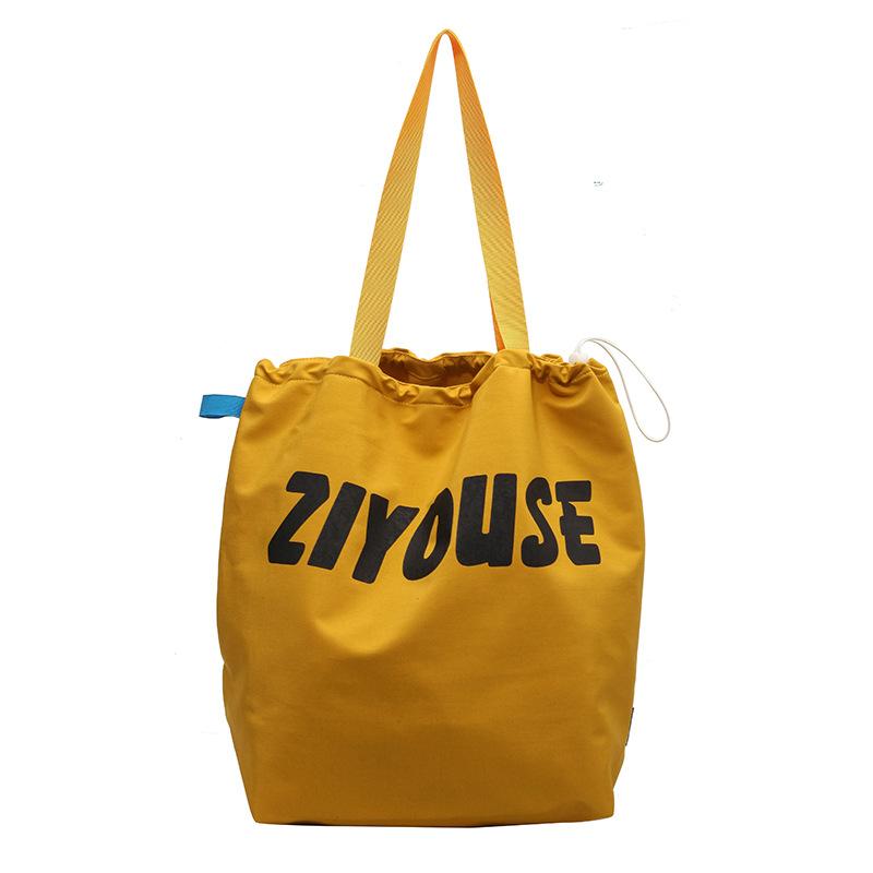 Женская сумка Большая вместительная сумка через плечо с буквенным принтом Большая сумка