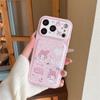 Чехол для iPhone 17/16 Pro Max/15/14 Девочка Пэчворк Клетка Кот