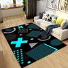Cartoon Gamer Game Controller Area Rug Large,Carpets Rug for Living Room Children's Room,Kids Play Crawl Non-slip Floor Mat Gift