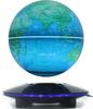 Magnetic Levitation LED Floating World Map Auto Rotation Suspended In with Touch Control for Home Office Desk Decoration Globe, 6-inch Globe, Mid-Air