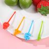 Party Decoration Resin Tableware Fruit Fork Toothpick Stick Cake Dessert Pick