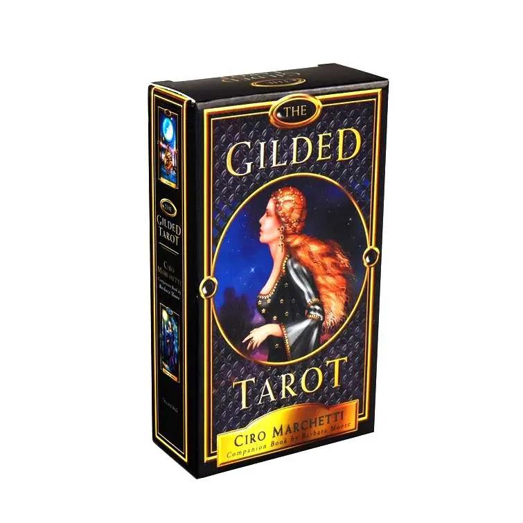 HOT 400 Style Tarot Cards Oracle Golden Art Nouveau The Green Witch Celtic Thelema Steampunk Tarot Board Deck Games